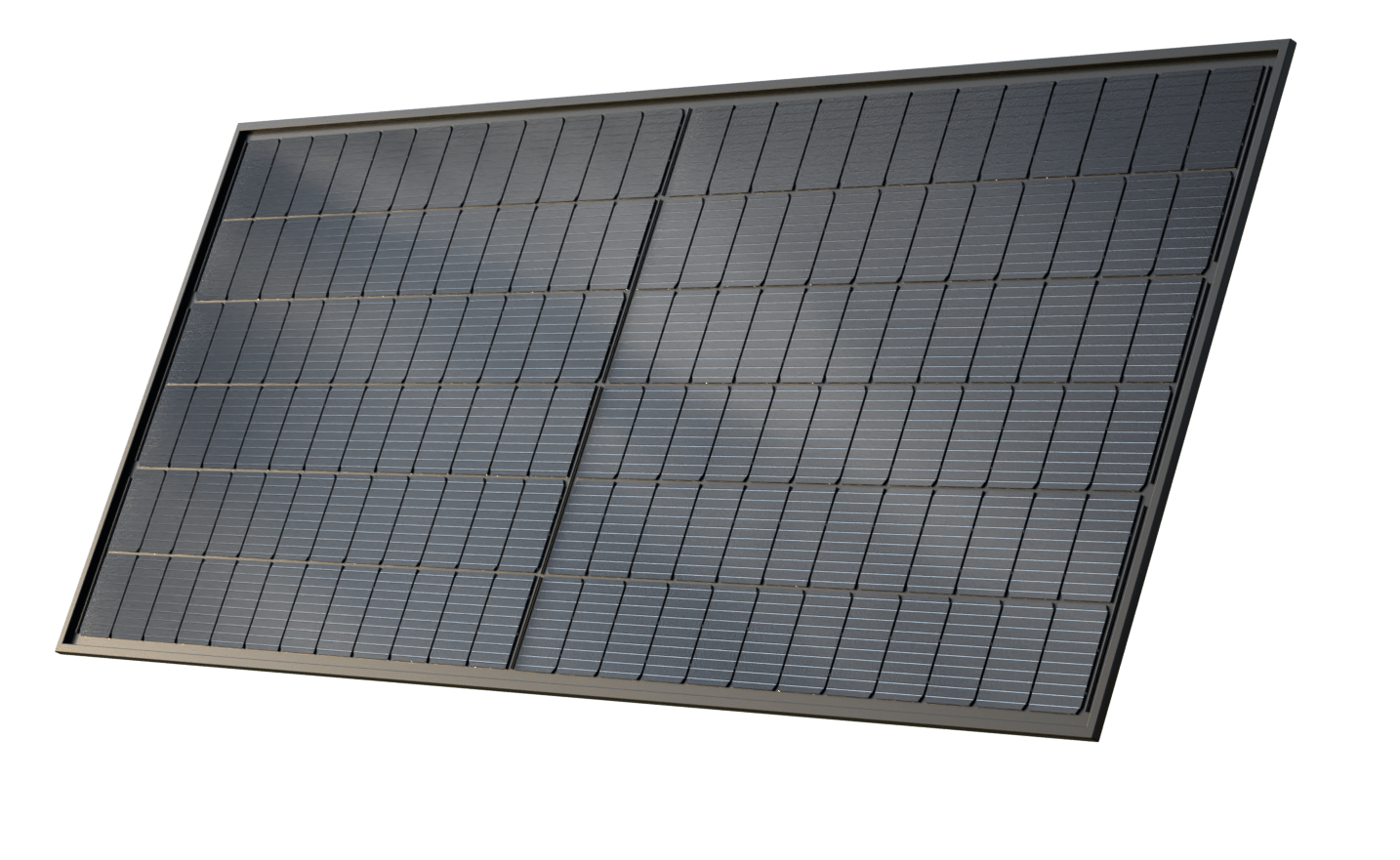 Black – 144 Hücreli Half cut Paneller